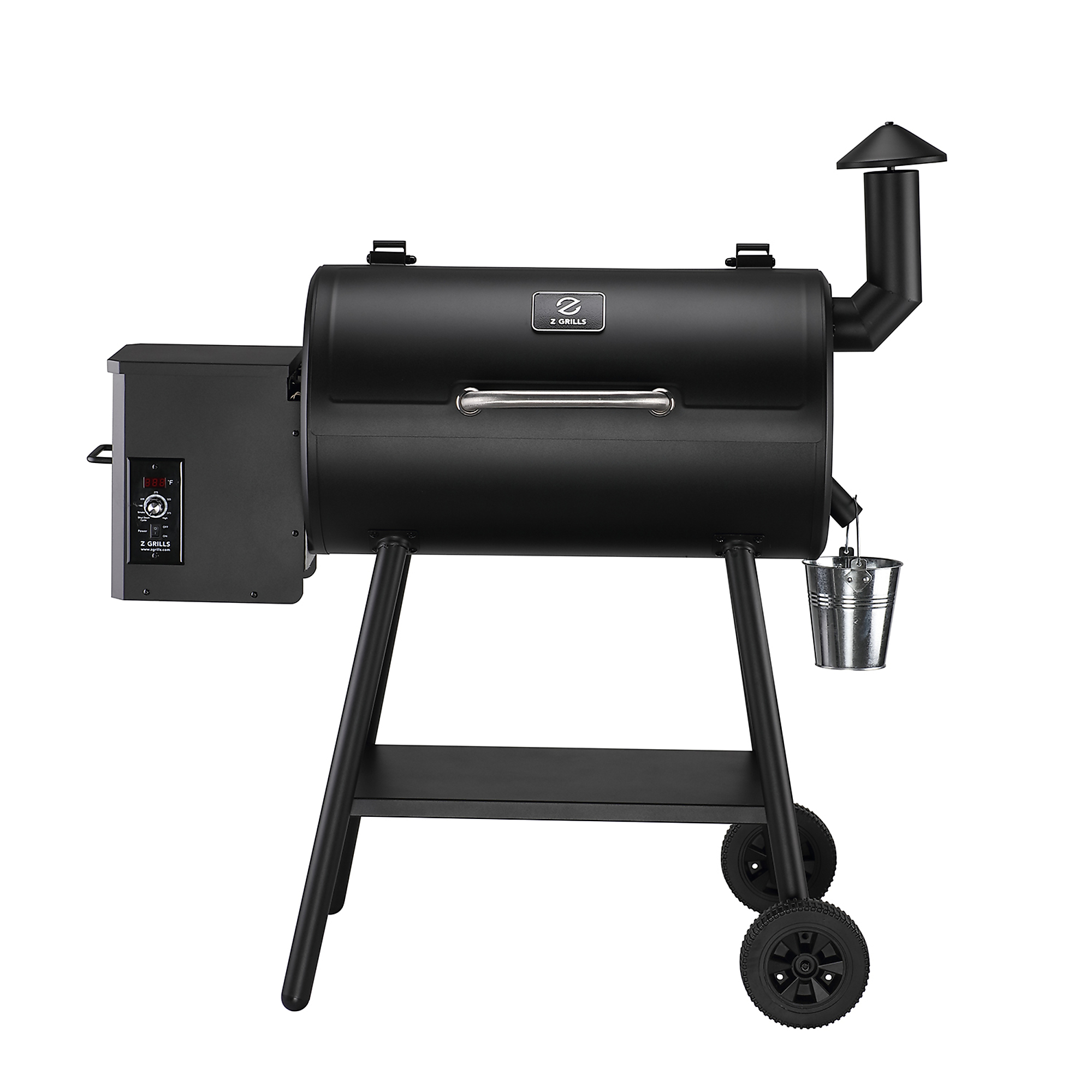 Z Grills, Wood Pellet Grill w/Cart, Fuel Type Pellet, Model# ZPG-550B2